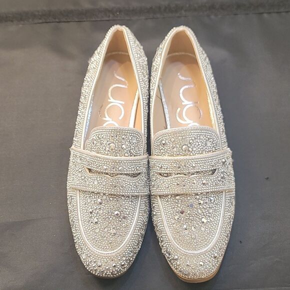 BRAND NEW SUGAR CARVIAR STUDDED SLIP ON LOAFERS G1 - Picture 2 of 16